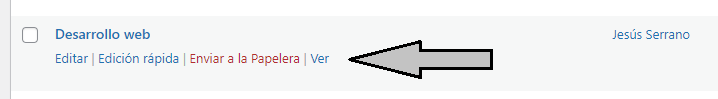 pagina sin opción a duplicar